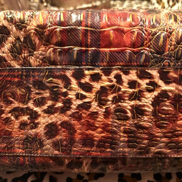 Brahmin Bailee - Tartan Animal Joaquin Satchel Tote - Picture 7 of 7